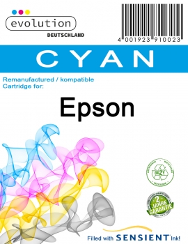 komp. zu Epson T0322 Cyan