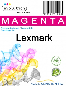 komp. zu Lexmark 14N1070E (100XL) magenta