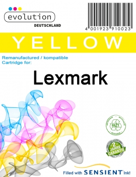 komp. zu Lexmark 14N1071E (100XL) yellow