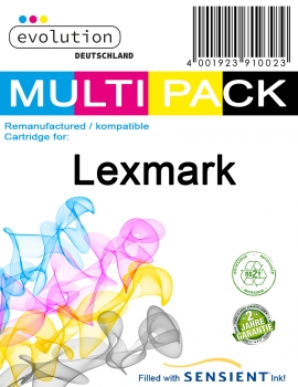 komp. zu Lexmark (100XL) BKCMY Multipack