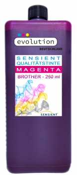 SENSIENT Tinte für Brother LC-900, LC-970, LC-1000 magenta 250 ml - 5000 ml
