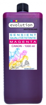 SENSIENT Tinte für Canon CLI-521, CLI-526, CLI-551 magenta 1000ml