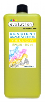 SENSIENT Tinte für Epson 24, 24XL yellow 500ml