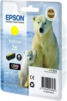 Tinte EPSON no26 SP600/605/700/800 yellow