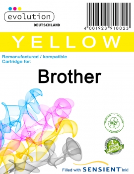 komp. zu Brother LC1000 / LC970 yellow