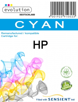 Tinte komp. für HP No80XL Cyan