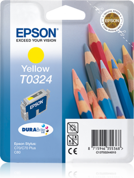 Tinte EPSON Stylus C70/C80 gelb