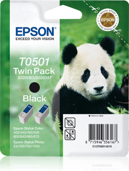Doppelpack EPSON Stylus Color 400/440/ schwarz