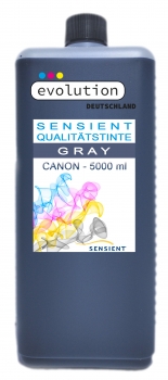 SENSIENT Tinte für Canon CLI-521, CLI-526, CLI-551 grau 5000ml