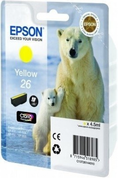 Tinte EPSON no26 SP600/605/700/800 yellow