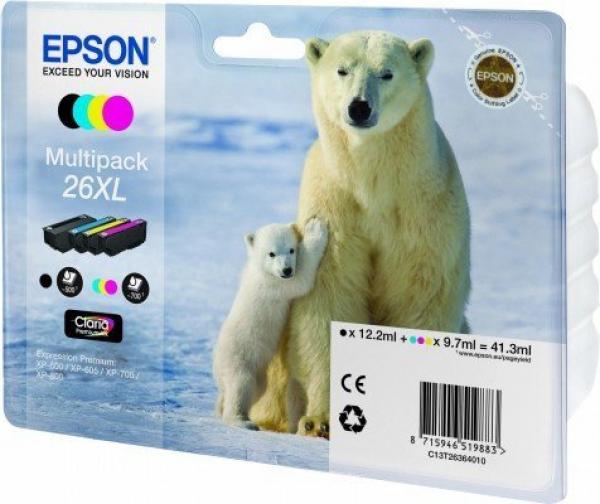 Tinte EPSON no26XL SP600/605/700/800