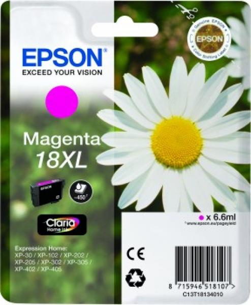 Tinte EPSON no18XL XP102/202/205/30/302 magenta