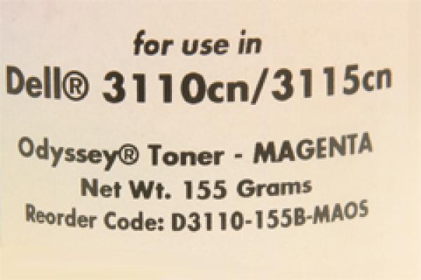 Odyssey® 155g Toner Dell® 3110 3115 MFP Col Laser  8000 Seite 5% Deckung Magenta