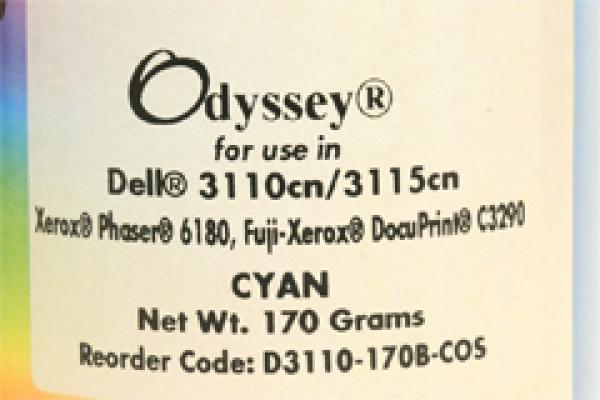 Odyssey® 170g Toner Dell® 3110, 3115 MFP Color Laser Cyan